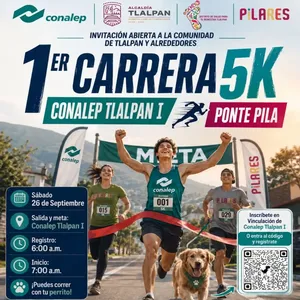 Imagen de 1a Carrera 5K CONALEP Tlalpan - Ponte Pila