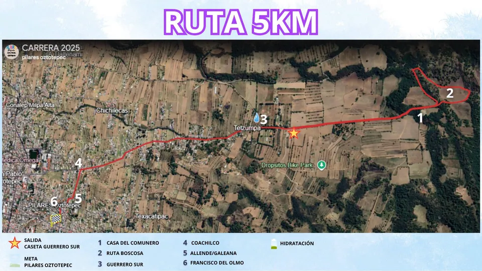 Ruta de 4a Carrera Atlética de la Montaña Pilares · imagen 1