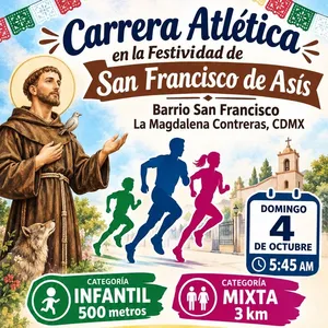 Imagen de Carrera Atlética en la Festividad de San Francisco de Asís