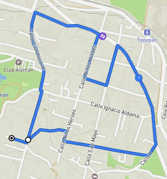 Ruta de Carrera Deportiva Santa María Tepepan · imagen 1