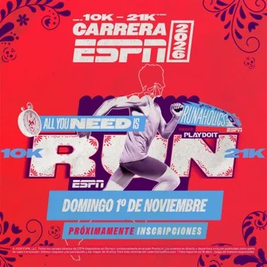 Portada de Carrera ESPN Runaholics 2026