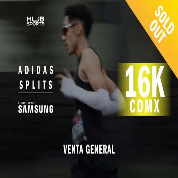 Adidas Splits 16K 2026 CDMX 16K