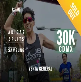 Adidas Splits 30K 2026 CDMX 30K en Paseo de la Reforma