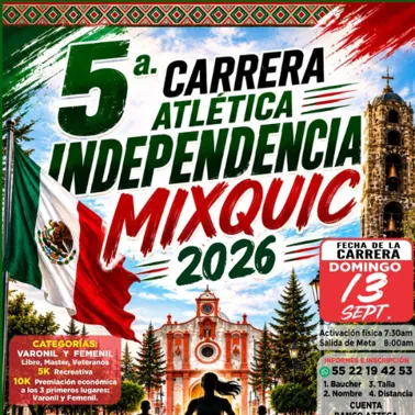 Imagen de 5a Carrera Atlética Independencia Mixquic