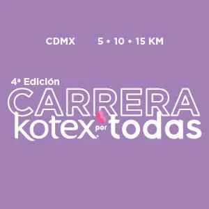 4a. Carrera Kotex por todas 2026 CDMX 5K, 10K, 15K en 2a Sección de Chapultepec