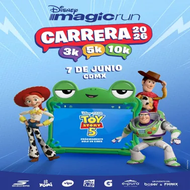 Disney Magic Run 2026 2026 CDMX 5K, 10K, Caminata en Paseo de la Reforma
