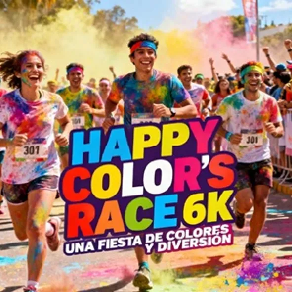 Happy Colors Race 6K 2026 CDMX 6K en Bosque de Aragón
