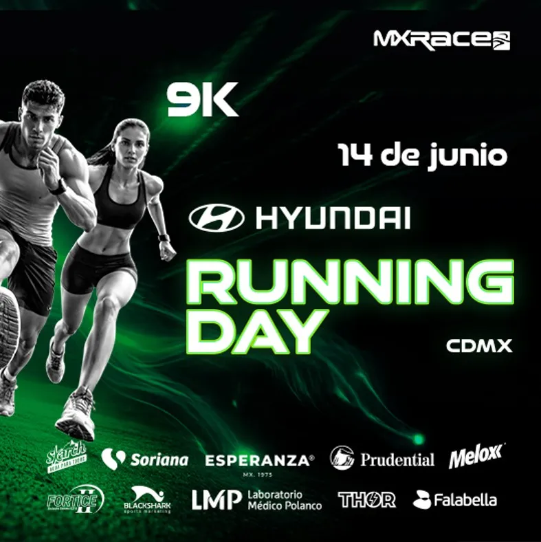 Running Day 9K 2026 CDMX 9K en Paseo de la Reforma