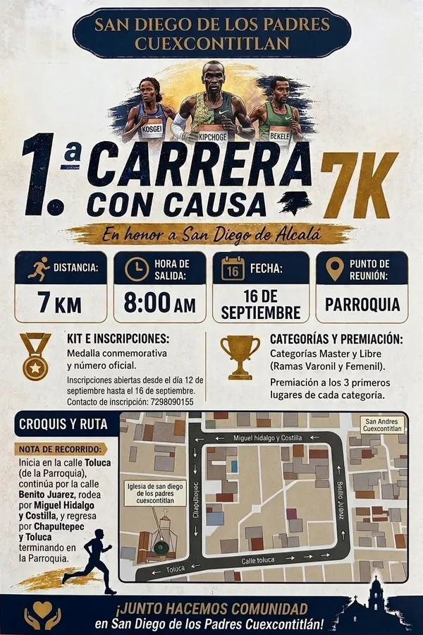 1a Carrera Con Causa En Honor a San Diego de Alcalá · foto 1