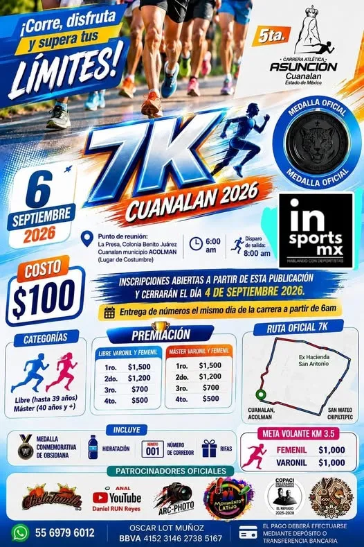 5a Carrera Atlética Asunción Cuanalan · foto 1