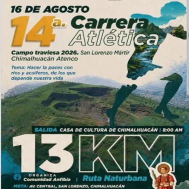 Portada de 14a Carrera Atlética Campo Traviesa San Lorenzo Mártir