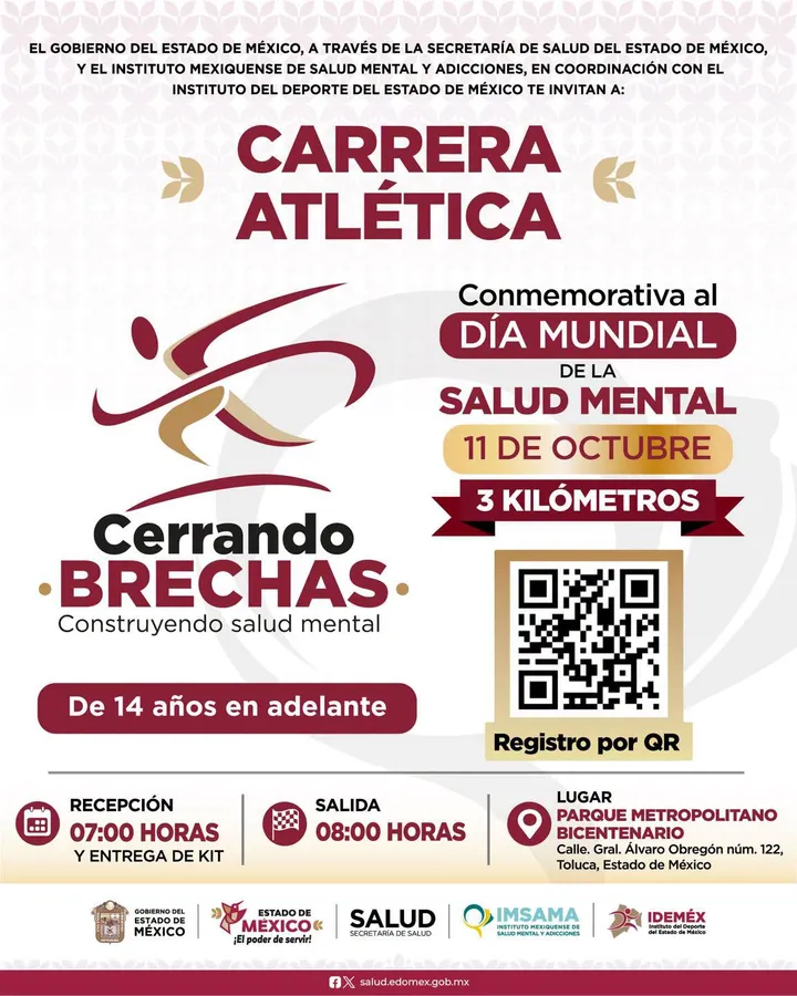 Carrera Atlética “Cerrando Brechas, Construyendo Salud Mental" · foto 1