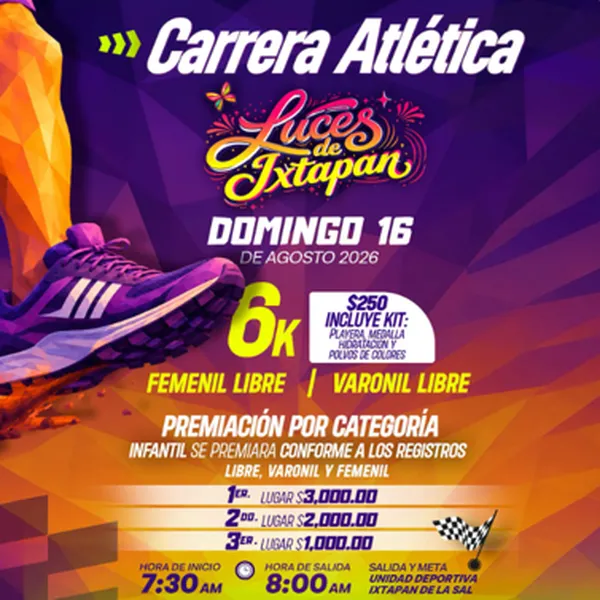 Imagen de Carrera Atlética Luces de Ixtapan