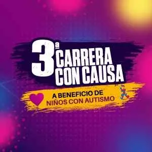Portada de 3a Carrera con causa a beneficio de niños con Autismo