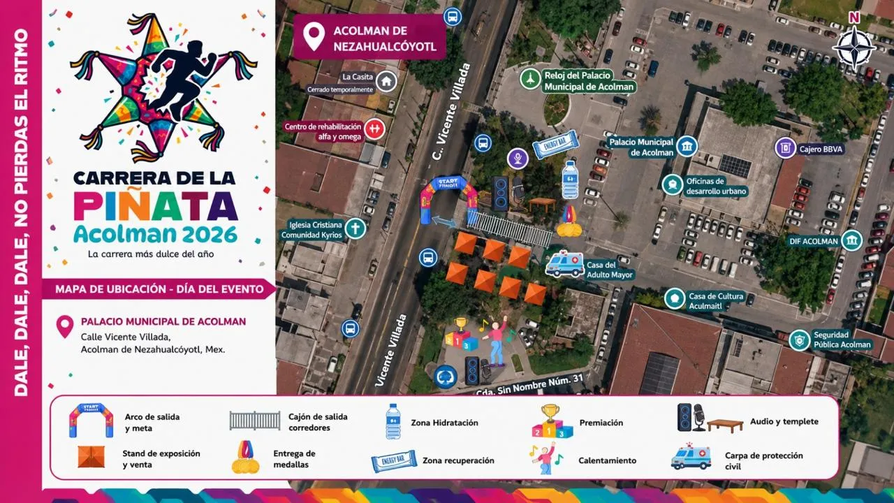 Carrera de la Piñata Acolman 2026 · foto 1