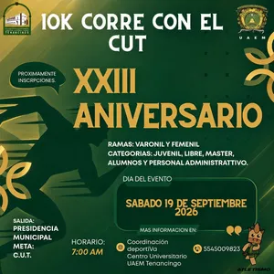 Imagen de Corre con el CUT XXIII Aniversario