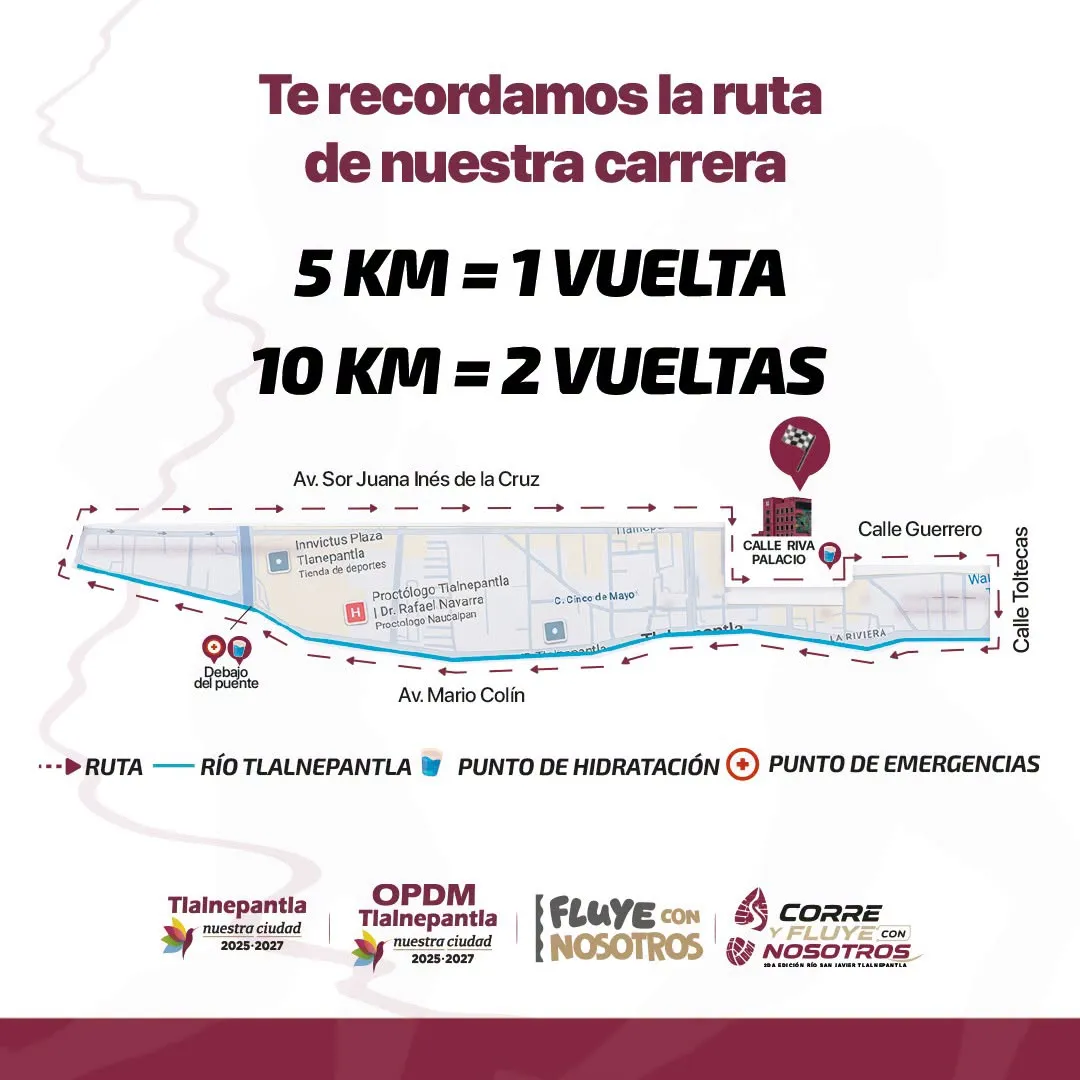 Ruta de Corre y Fluye Con Nosotros · imagen 1