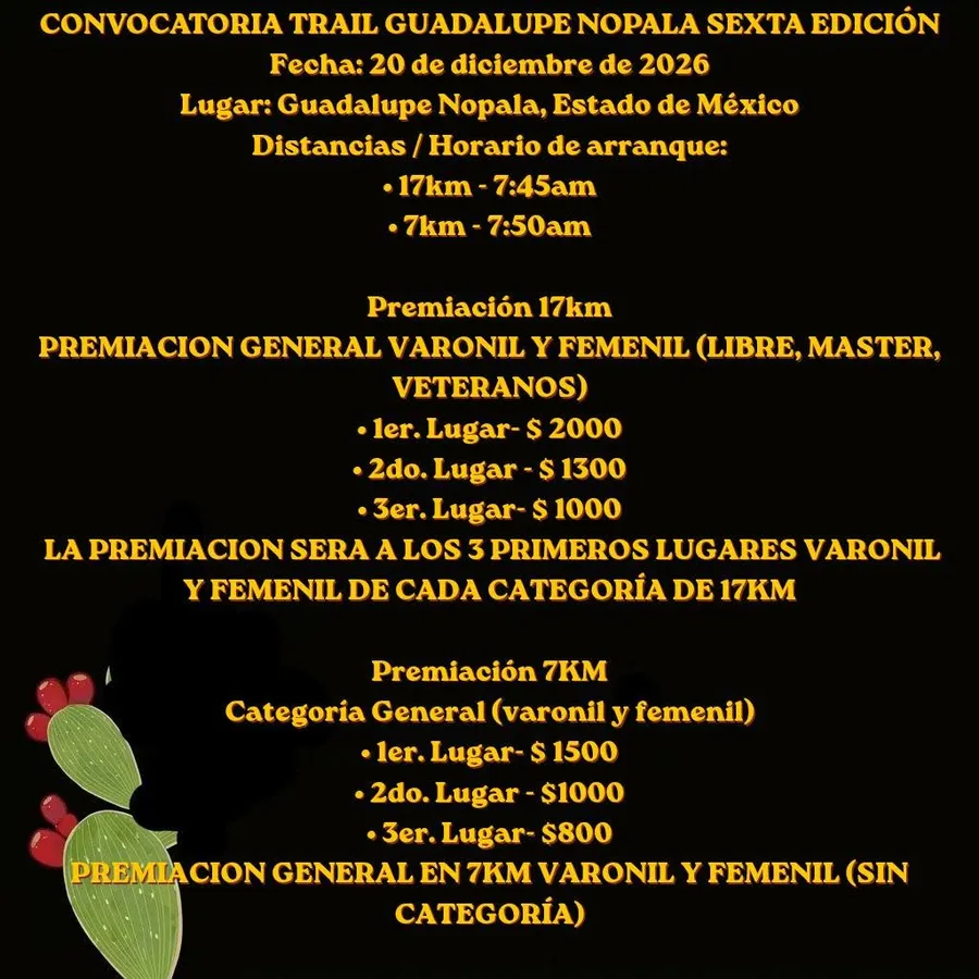 Trail Guadalupe Nopala 6a Edición · foto 2