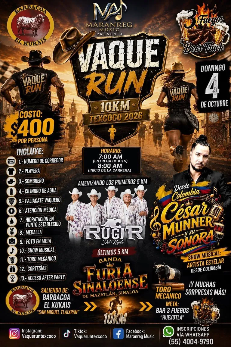 Vaque Run 10KM Texcoco · foto 1