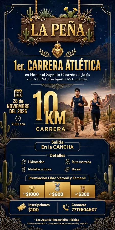 1a Carrera Atlética en Honor al Sagrado Corazón - La Peña · foto 1