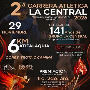 Imagen de 2ª Carrera Atlética La Central 2026