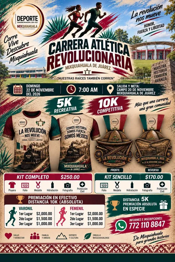 Carrera Atlética Revolucionaria Mixquiahuala · foto 1