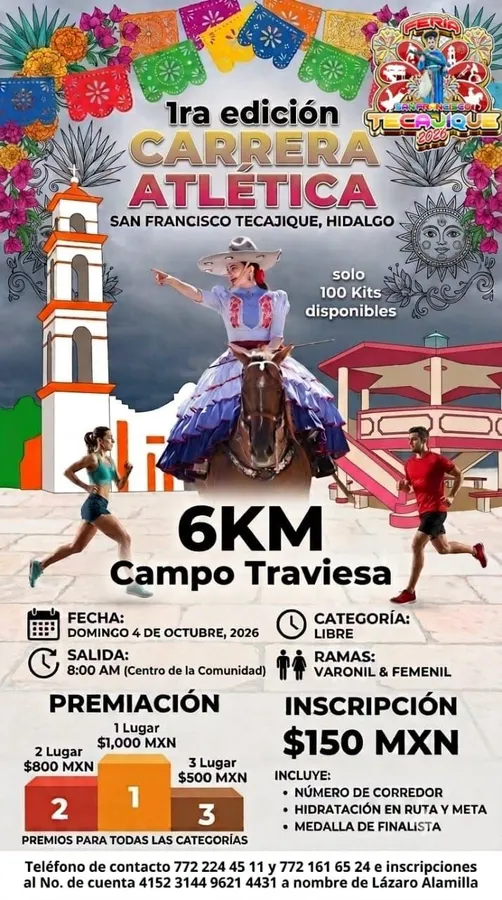 1a Carrera Atlética San Francisco Tecajique · foto 1