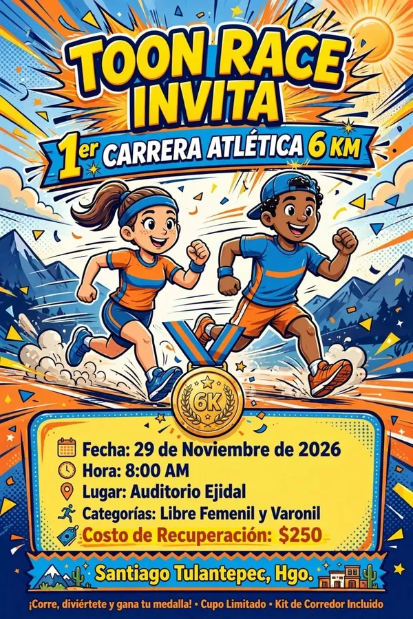 1a Carrera Atlética Toon Race 6K · foto 1