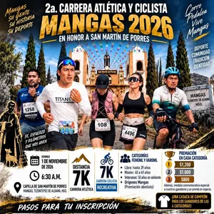 Imagen de 2a Carrera Atlética y Ciclista Mangas 2026