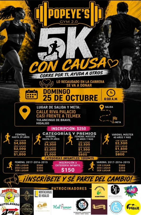 1.ª Carrera Popeye's Con Causa · foto 1