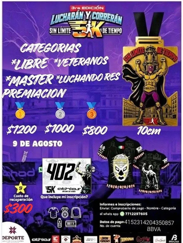 3a Carrera Lucharán y Correrán 5K Sin Límite de Tiempo · foto 3