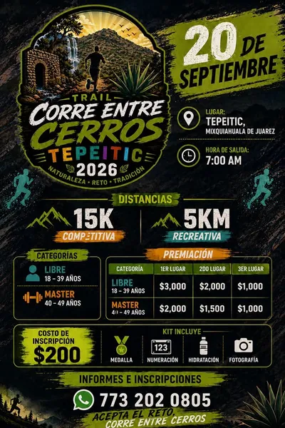 Trail Corre Entre Cerros Tepeitic · foto 1