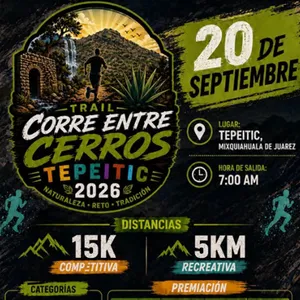 Imagen de Trail Corre Entre Cerros Tepeitic