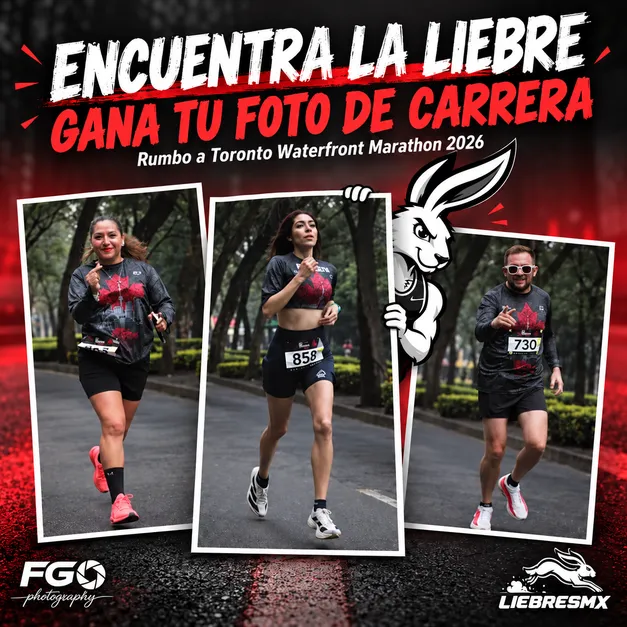 Personas corriendo la carrera de Rumbo a Toronto TCS