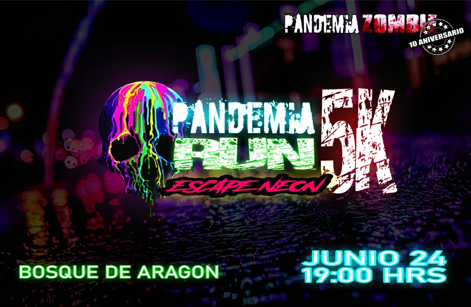 Pandemia Run 5K "Escape Neón"