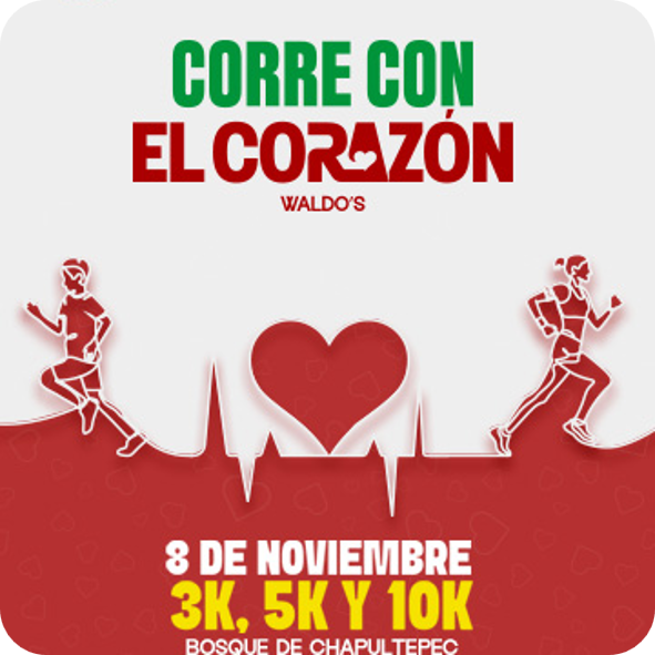 carrera corre con el corazón waldo's cdmx 2025