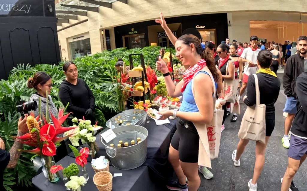 Lululemon Shakeout Run 2025 CDMX Mesa de Alimentos
